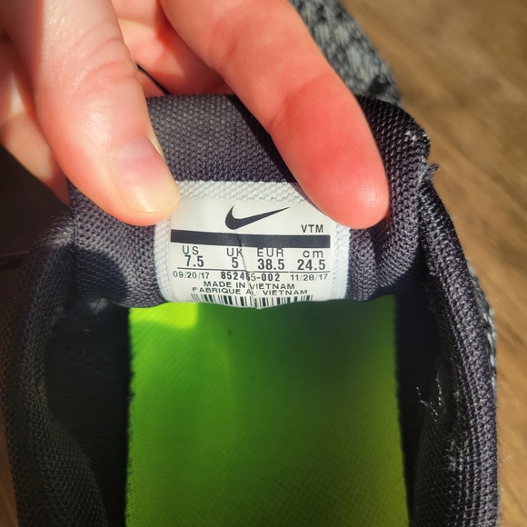 Nike Air Max Black and White Sneakers - Picture 4 of 5